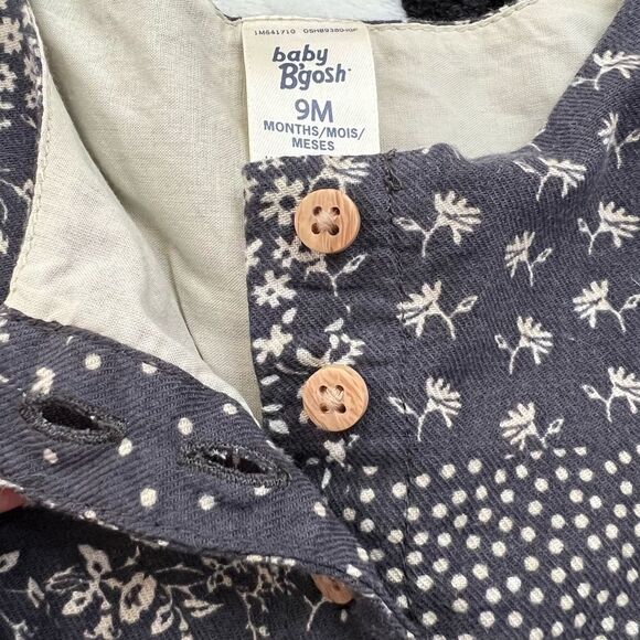 Baby OshKosh B'Gosh Fall Floral Twill Dress 9 months - Picture 7 of 8